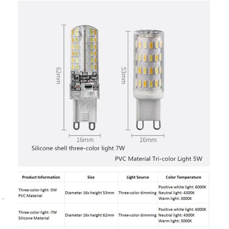 5W G9 LED Energy-saving Light Bulb Light Source(Warm Light) - LED Blubs & Tubes by PMc TechLife | Online Shopping South Africa | PMc TechLife | Buy Now Pay Later Mobicred
