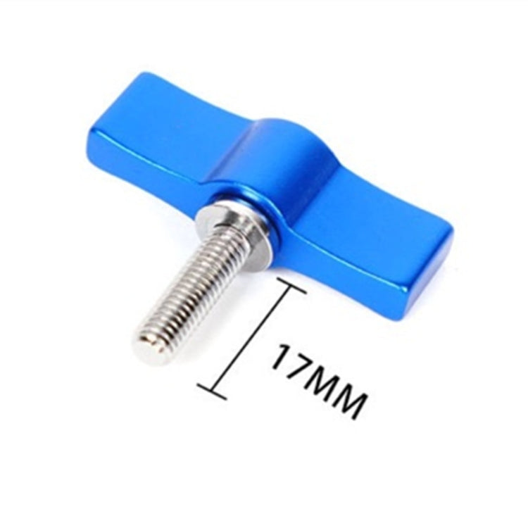 10PCS T-shaped Screw Multi-directional Adjustment Hand Screw Aluminum Alloy Handle Screw, Specification:M4(Blue) - Screws by PMC TechLife | Online Shopping South Africa | PMC TechLife | Buy Now Pay Later Mobicred