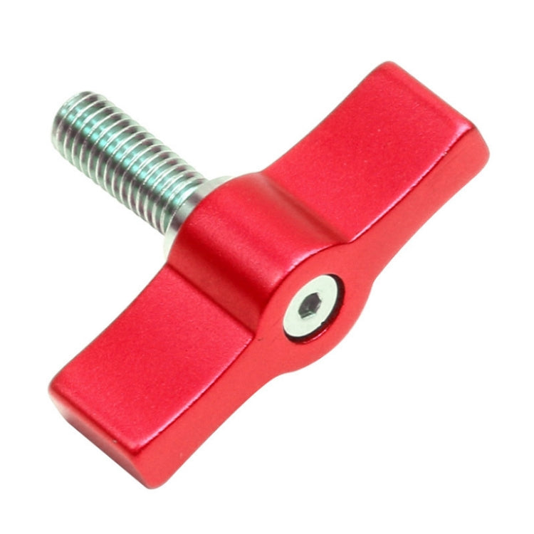 10PCS T-shaped Screw Multi-directional Adjustment Hand Screw Aluminum Alloy Handle Screw, Specification:M5(Red) - Screws by PMC TechLife | Online Shopping South Africa | PMC TechLife | Buy Now Pay Later Mobicred
