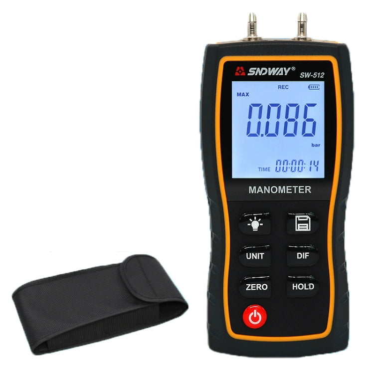 SNDWAY SW512 High Precision Digital Positive and Negative Differential Pressure Tester - free shipping - PMC Jewellery - Order now!