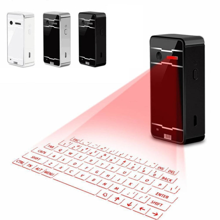 JHP-Best Portable Virtual Lasers Keyboard Mouse Wireless Bluetooth Lasers Projection Speaker(White) - free shipping - PMC Jewellery - Order now!