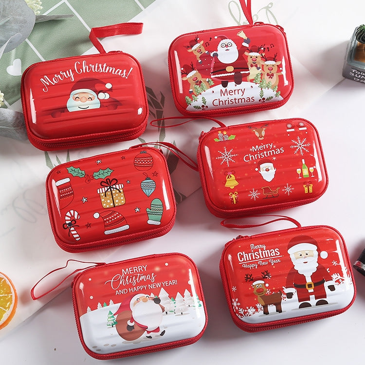 Christmas Cartoon Coin Purse Creative Square Storage Box Key Case(Type 3) - free shipping - PMc TechLife - Order now!