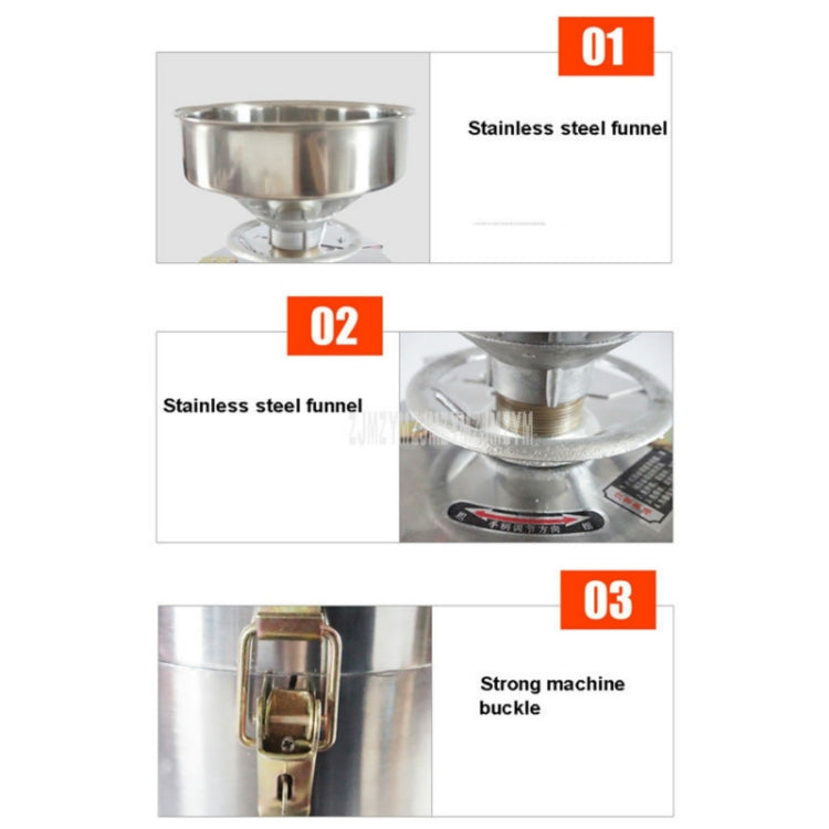 125/1500W Household Stainless Steel Refiner Large Capacity  Slurry Separation Fresh Grinding Soymilk Tofu Machine, CN Plug(Silver) - free shipping - PMC TechLife - Order now!