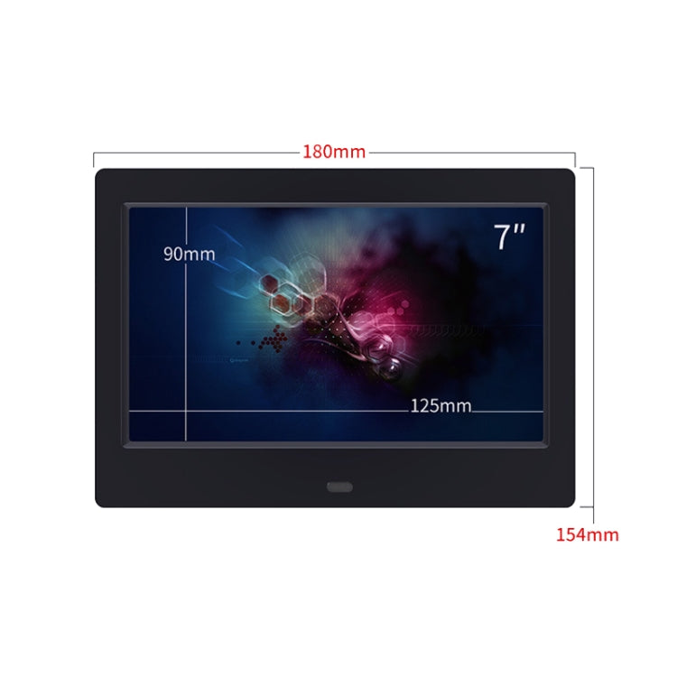 DPF-706-2.4G 7 inch Digital Photo Frame LED Wall Mounted Advertising Machine, Plug:AU Plug(White) - 1.5-7.0 inch by PMC TechLife | Online Shopping South Africa | PMC TechLife | Buy Now Pay Later Mobicred