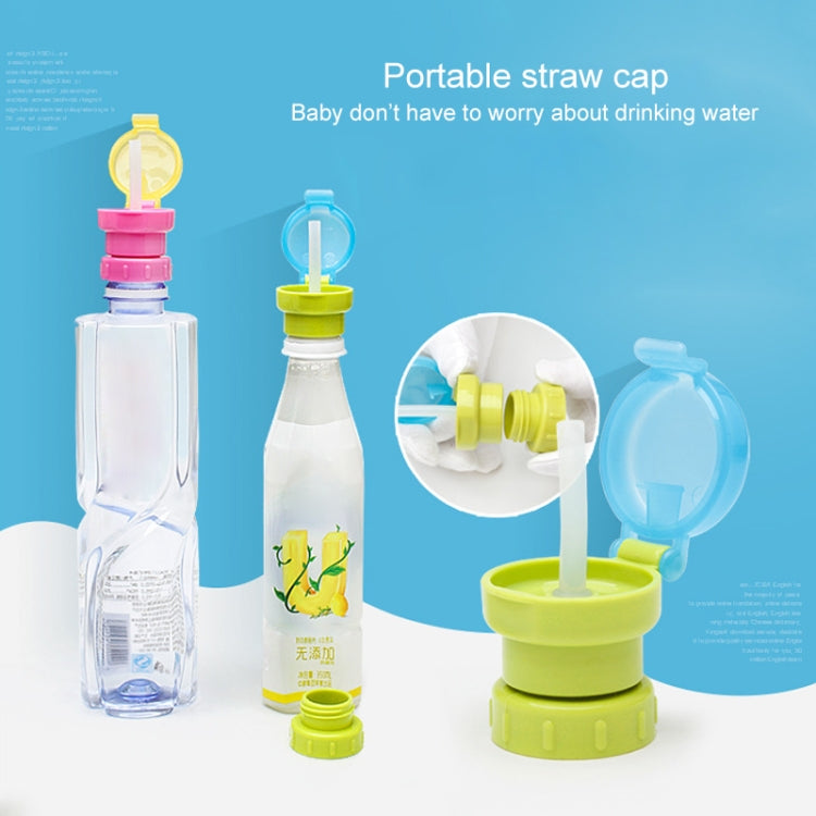 Children Portable Bottled Drinks Anti-overflow Anti-squash Replacement Straw Cap(Blue) - Drinking Tools by PMc TechLife | Online Shopping South Africa | PMc TechLife | Buy Now Pay Later Mobicred