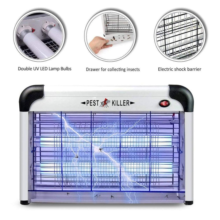 Fluorescent Lamp Household Electric Shock Mosquito Killer UV High Pressure Mosquito Killer(UK  Plug) - Repellents by PMC TechLife | Online Shopping South Africa | PMC TechLife | Buy Now Pay Later Mobicred