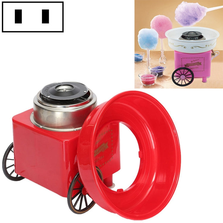 Retro Trolley Mini Cotton Candy Machine, Specification:National Standard 220 V(Red) - free shipping - PMC TechLife - Order now!