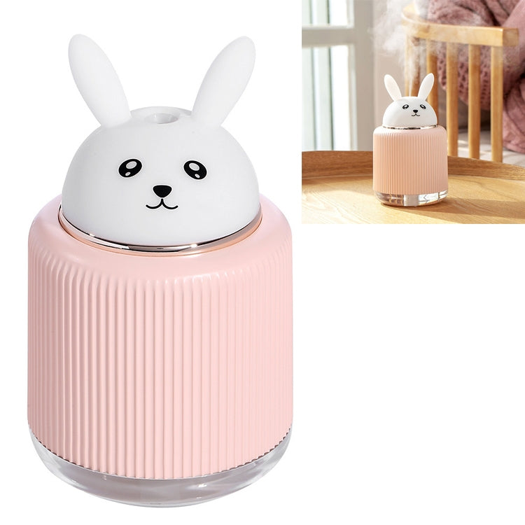 Light Pet Humidifier USB Night Light Home Bedside Lamp Sleep Mute Energy-saving Lamp(Pink Rabbit) - free shipping - PMC TechLife - Order now!