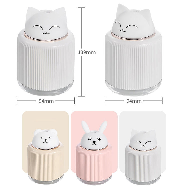 Light Pet Humidifier USB Night Light Home Bedside Lamp Sleep Mute Energy-saving Lamp(Pink Rabbit) - free shipping - PMC TechLife - Order now!