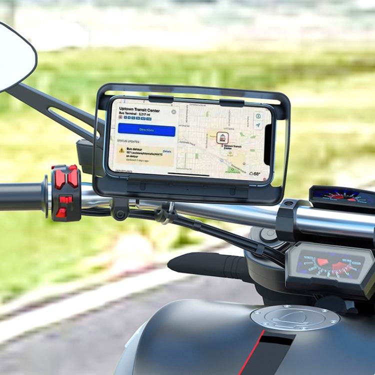 Off-road Car Sun Visor Mobile Phone Navigation Bracket, Style:Universal Adjustment Handle Type - free shipping - PMC TechLife - Order now!