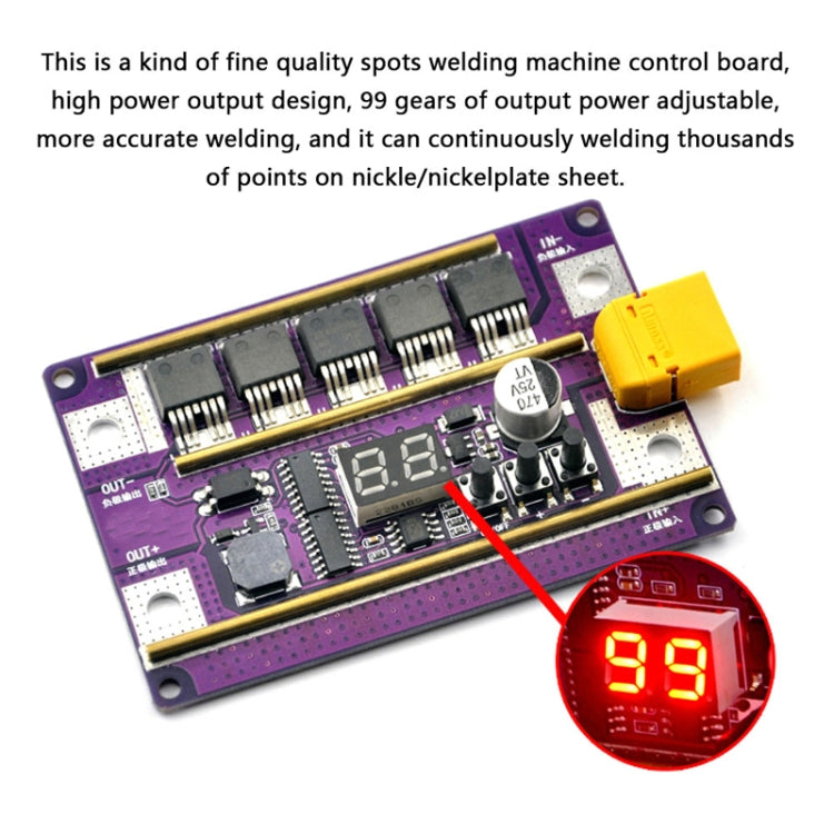 Start Treasure Version 12V Digital Display DIY Battery Spot Welding Machine Pen Control, Style:10 Square Pen - Others by PMC TechLife | Online Shopping South Africa | PMC TechLife | Buy Now Pay Later Mobicred