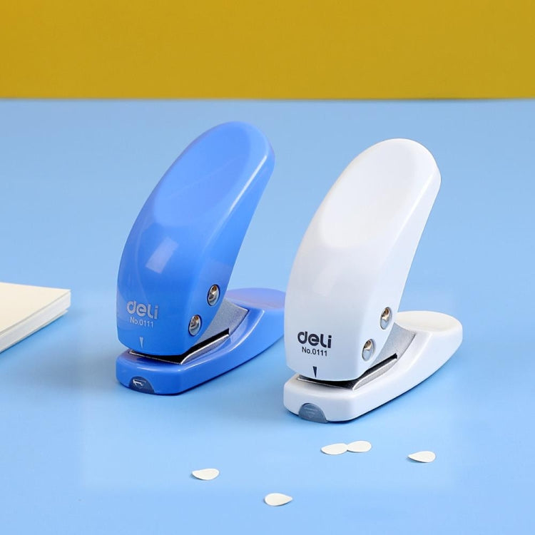 Deli Mini Small Hole Punch Single Circular Hole Punch Machine Manual Hole Punch, Size: 6x5.5cm, Random Color Delivery - Binding Supplies by Deli | Online Shopping South Africa | PMC TechLife | Buy Now Pay Later Mobicred