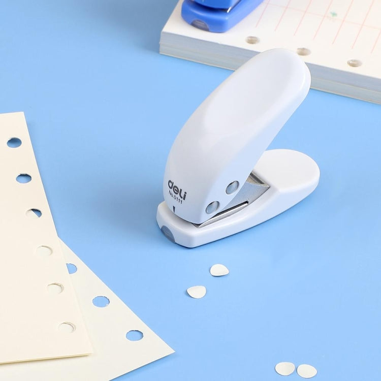 Deli Mini Small Hole Punch Single Circular Hole Punch Machine Manual Hole Punch, Size: 6x5.5cm, Random Color Delivery - Binding Supplies by Deli | Online Shopping South Africa | PMC TechLife | Buy Now Pay Later Mobicred