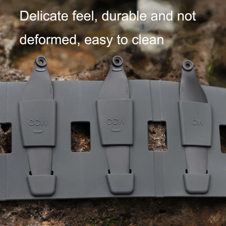 Sunnylife MM3-SN443 For Mini 3 Pro Propeller Blades + Silicone Folding Storage Bag(Brown) - DIY Propeller by Sunnylife | Online Shopping South Africa | PMC TechLife | Buy Now Pay Later Mobicred