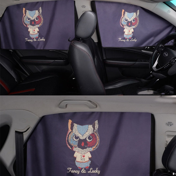 1 Pair Car Window Magnet Sunshade Curtain Heat Insulation Sun Block(Hedgehog) - Sound & Heat Insulation Cotton by PMC TechLife | Online Shopping South Africa | PMC TechLife | Buy Now Pay Later Mobicred