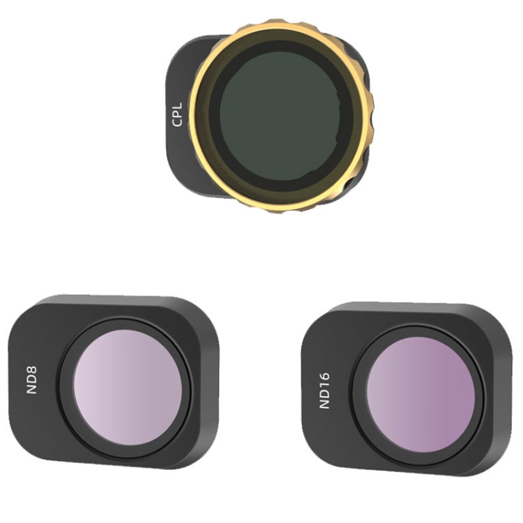 JSR For Mini 3 Pro Camera Filters, Style:3 In 1 CPL+ND8+ND16 - Other by JSR | Online Shopping South Africa | PMC TechLife | Buy Now Pay Later Mobicred