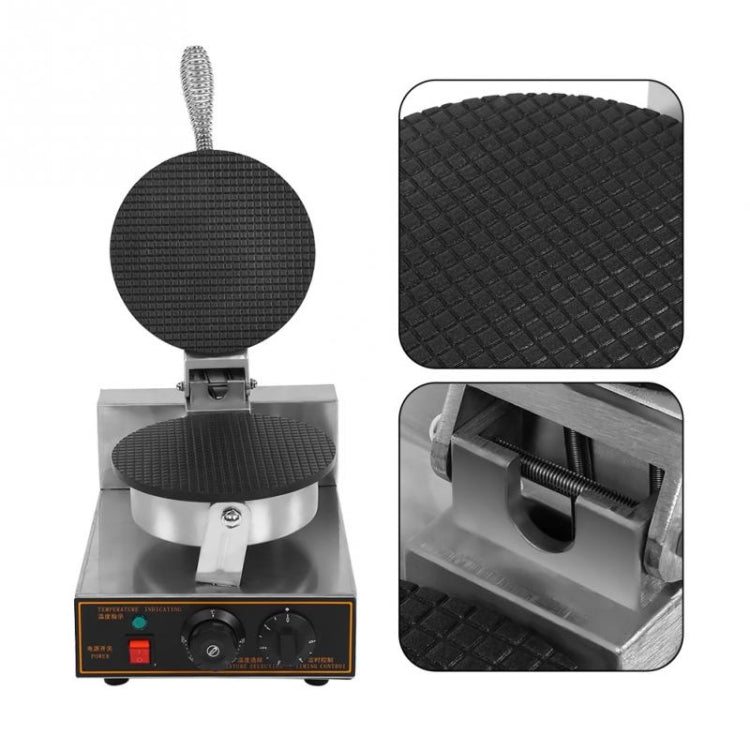 Electric Waffle Maker Egg Roll Maker DIY Ice Cream Cone Machine Crispy Omelet Machine, Plug Type:US Plug - free shipping - PMC TechLife - Order now!