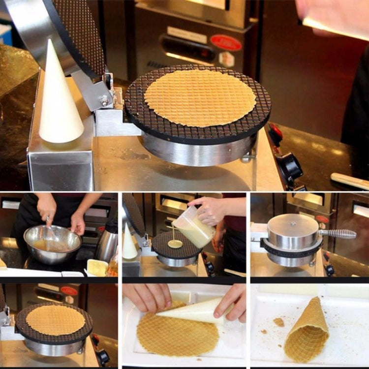 Electric Waffle Maker Egg Roll Maker DIY Ice Cream Cone Machine Crispy Omelet Machine, Plug Type:UK Plug - free shipping - PMC TechLife - Order now!