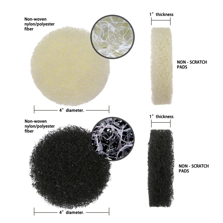 19 in 1 Household Nylon Hexagonal Electric Drill Brush Pads Scouring Sanding Disc Pad Kits - Sponges, Cloths & Brushes by PMC TechLife | Online Shopping South Africa | PMC TechLife | Buy Now Pay Later Mobicred