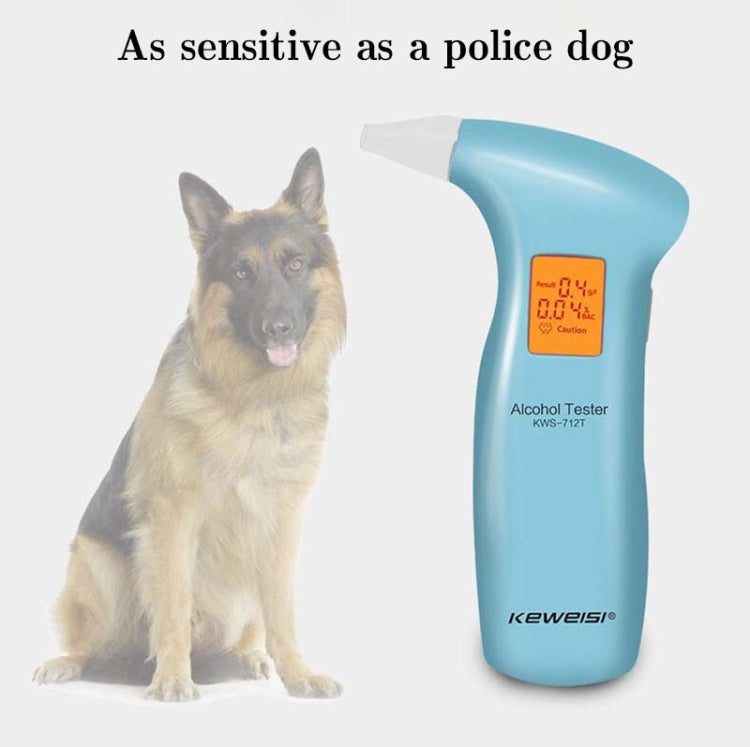 Kewesi Portable Blowing Alcohol Tester(KWS-712T Black) - Breath Alcohol Tester by PMC TechLife | Online Shopping South Africa | PMC TechLife | Buy Now Pay Later Mobicred