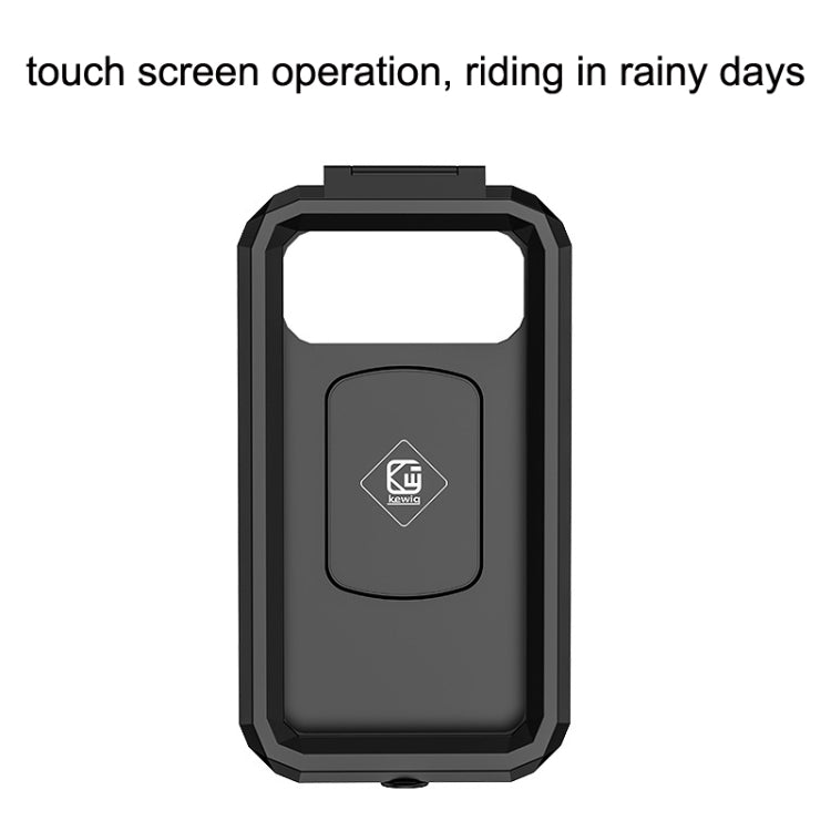 Kewig Bicycle Motorcycle Rearview Mirror Waterproof Box Touch Screen Phone Holder(Small) - Holders by Kewig | Online Shopping South Africa | PMC TechLife | Buy Now Pay Later Mobicred