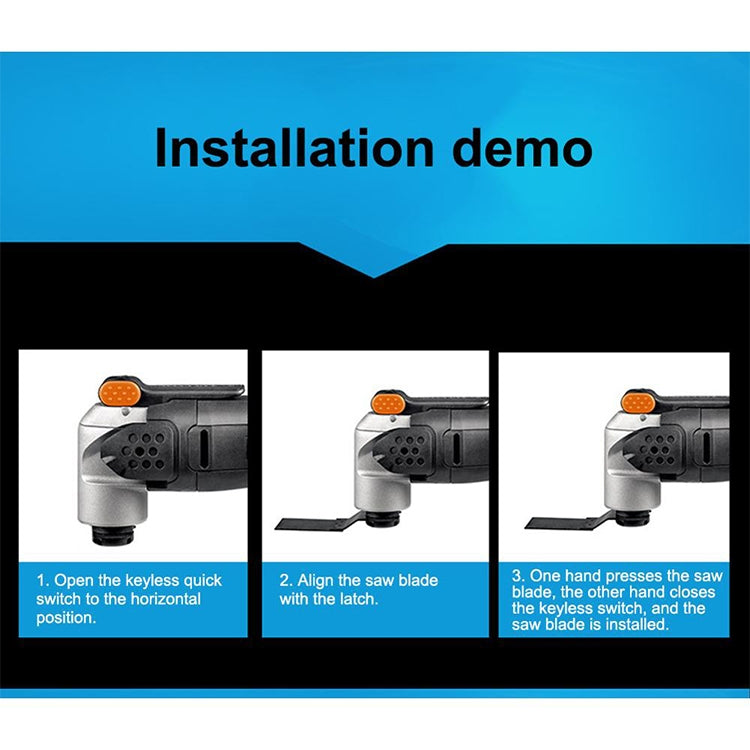 Multi-Purpose Treasure Accessories Power Tool Accessories Multi-Function Tool Blade Saw Blade Carbide Saw Blade, Style:Large Semicircular - Electric Saws & Accessories by PMC TechLife | Online Shopping South Africa | PMC TechLife | Buy Now Pay Later Mobicred