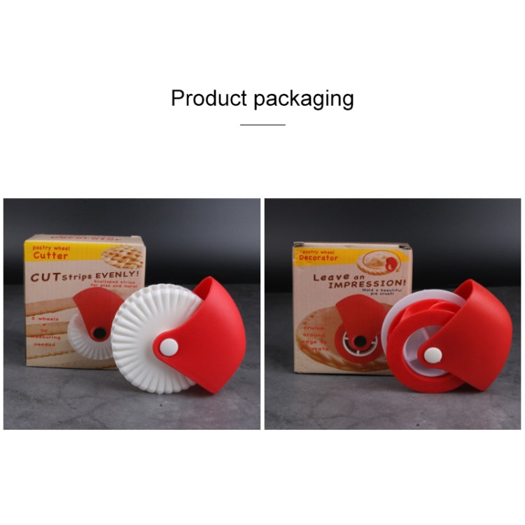 Baking Tools Pasta Cutting Wheel Hemming Wheel Manual Noodle Cutter Roller Knife Creative Kitchen Gadgets(Point Cut) - Baking Pastry Tools by PMC TechLife | Online Shopping South Africa | PMC TechLife | Buy Now Pay Later Mobicred