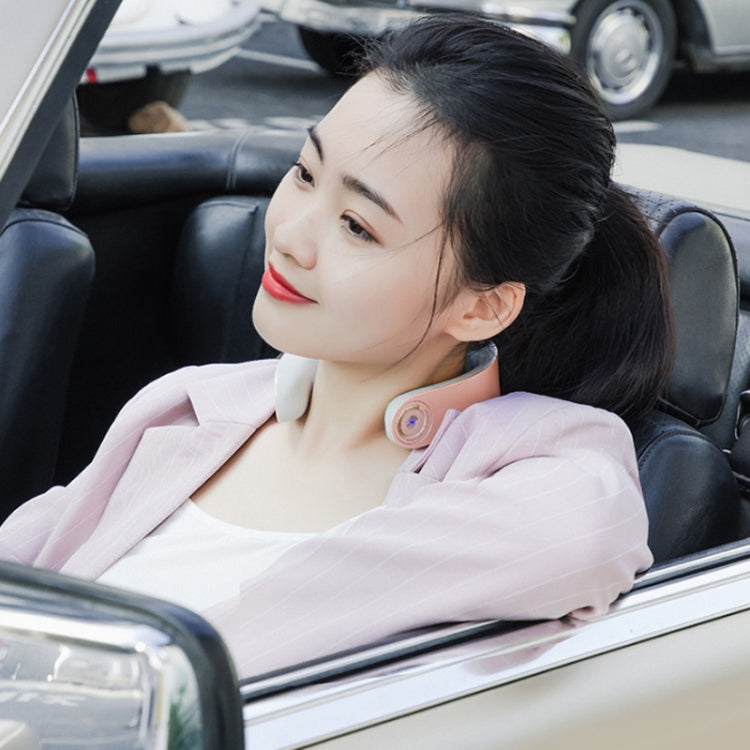 Intelligent Shoulder and Neck Massage Instrument PGG Cervical Spine Physiotherapy Massage Heating Multi-function Neck Protection Instrument, Style:With Patch(Pink) - free shipping - PMC TechLife - Order now!