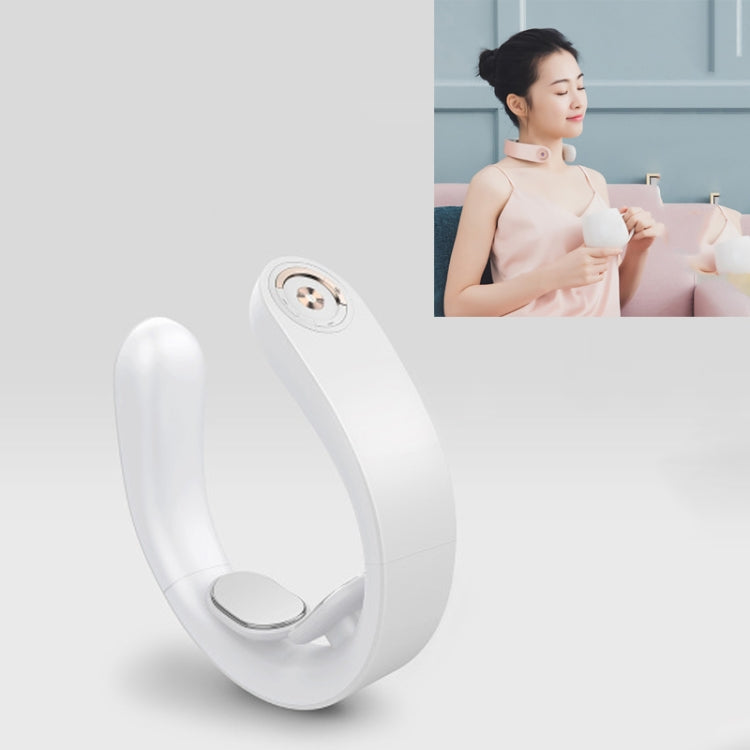 Intelligent Shoulder and Neck Massage Instrument PGG Cervical Spine Physiotherapy Massage Heating Multi-function Neck Protection Instrument, Style:Without Patch(White) - free shipping - PMC TechLife - Order now!