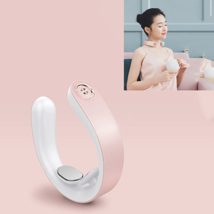 Intelligent Shoulder and Neck Massage Instrument PGG Cervical Spine Physiotherapy Massage Heating Multi-function Neck Protection Instrument, Style:Without Patch(Pink) - free shipping - PMC TechLife - Order now!