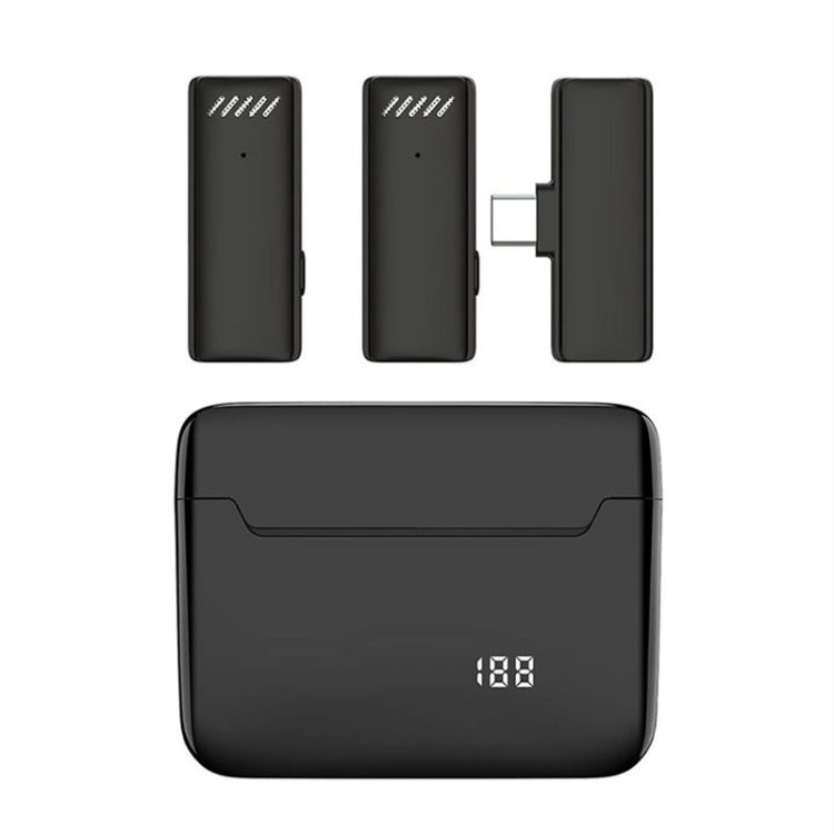 S13 Dual Microphone USB-C/Type-C Interface Wireless Lavalier Noise Canceling Microphone with Charging Case - Microphone by PMC TechLife | Online Shopping South Africa | PMC TechLife | Buy Now Pay Later Mobicred