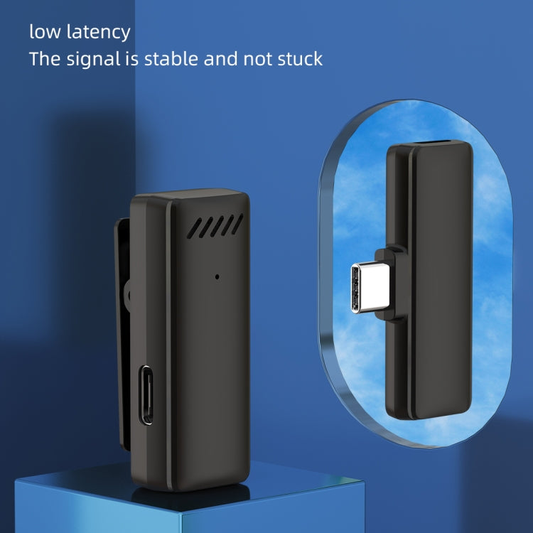 S13 One To Two Yellow Case USB-C/Type-C Interface Wireless Lavalier Noise Canceling Microphone with Charging Case - Microphone by PMC TechLife | Online Shopping South Africa | PMC TechLife | Buy Now Pay Later Mobicred