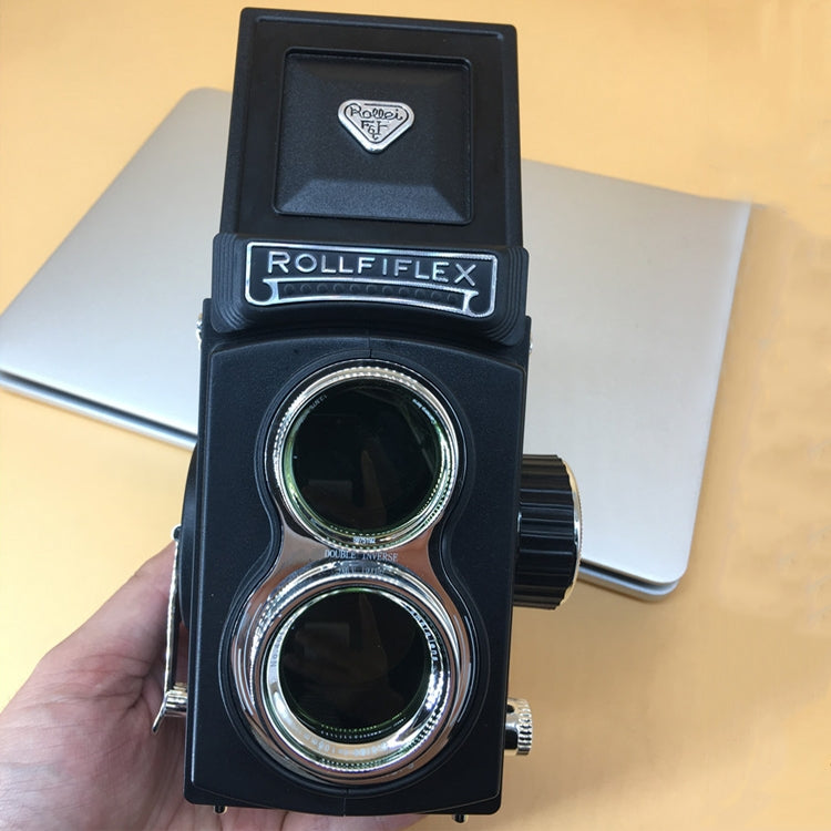 Double Reflex Camera Model Retro Camera Props Decorations Handheld Camera Model(Black (Original)) - Camera Model by PMC TechLife | Online Shopping South Africa | PMC TechLife | Buy Now Pay Later Mobicred