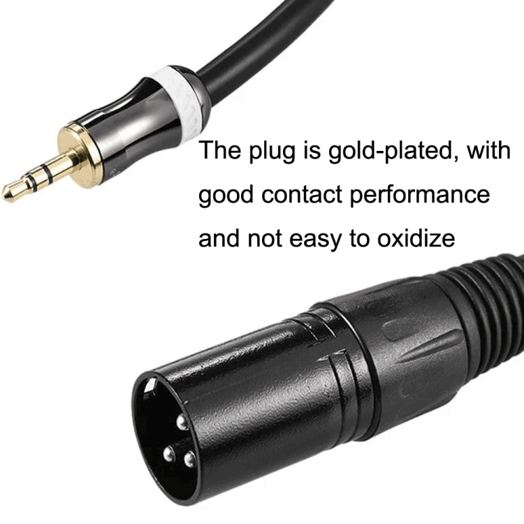 3.5mm To Caron Male Sound Card Microphone Audio Cable, Length:15m - Microphone Audio Cable & Connector by PMC TechLife | Online Shopping South Africa | PMC TechLife | Buy Now Pay Later Mobicred