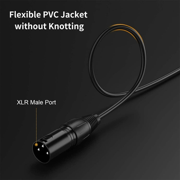 3.5mm To Caron Male Sound Card Microphone Audio Cable, Length:15m - Microphone Audio Cable & Connector by PMC TechLife | Online Shopping South Africa | PMC TechLife | Buy Now Pay Later Mobicred