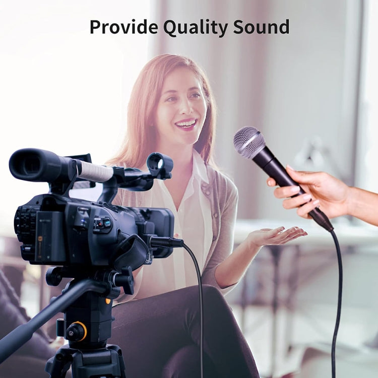 3.5mm To Caron Male Sound Card Microphone Audio Cable, Length:15m - Microphone Audio Cable & Connector by PMC TechLife | Online Shopping South Africa | PMC TechLife | Buy Now Pay Later Mobicred
