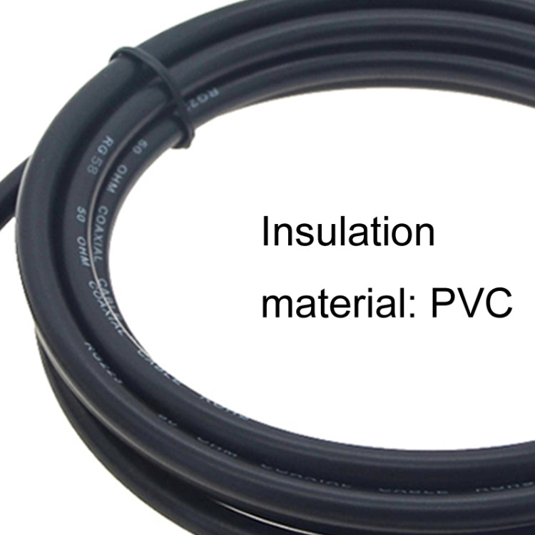 BNC Male To UHF Female RG58 Coaxial Adapter Cable, Cable Length:5m - Connectors by PMC TechLife | Online Shopping South Africa | PMC TechLife | Buy Now Pay Later Mobicred