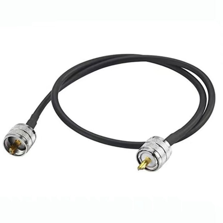 UHF Male To UHF Male RG58 Coaxial Adapter Cable, Cable Length:0.5m - Connectors by PMC TechLife | Online Shopping South Africa | PMC TechLife