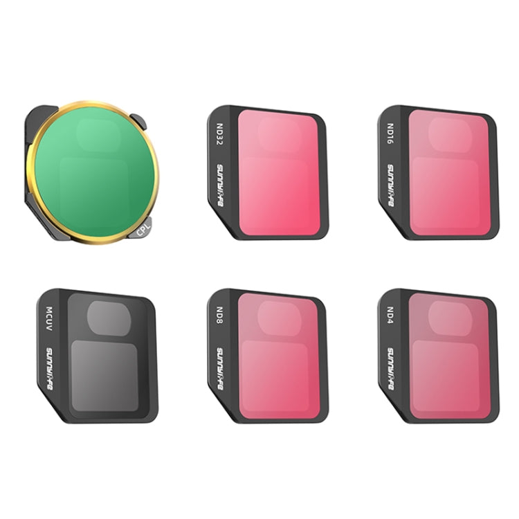 6 PCS / Set MCUV+CPL+ND4+ND8+ND16+ND32 Sunnylife M3-FI330 For Mavic 3 Filter - free shipping - PMC TechLife - Order now!