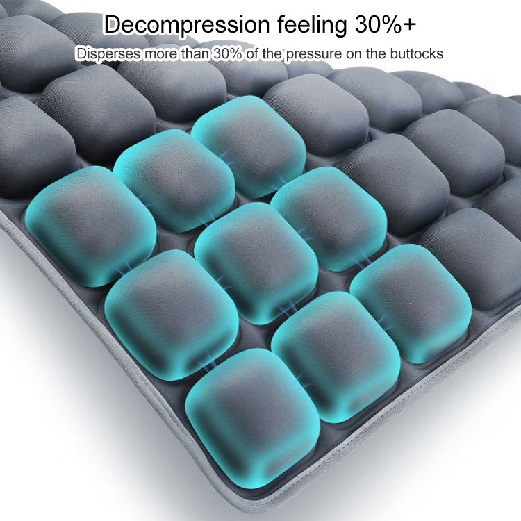 Air Cushion 3D Airbag Breathable Office Beautiful Buttocks Cushion Decompression Massage Cushion(Water Dual-Use Black Cushion) - Cushions & Pillows by PMC TechLife | Online Shopping South Africa | PMC TechLife | Buy Now Pay Later Mobicred