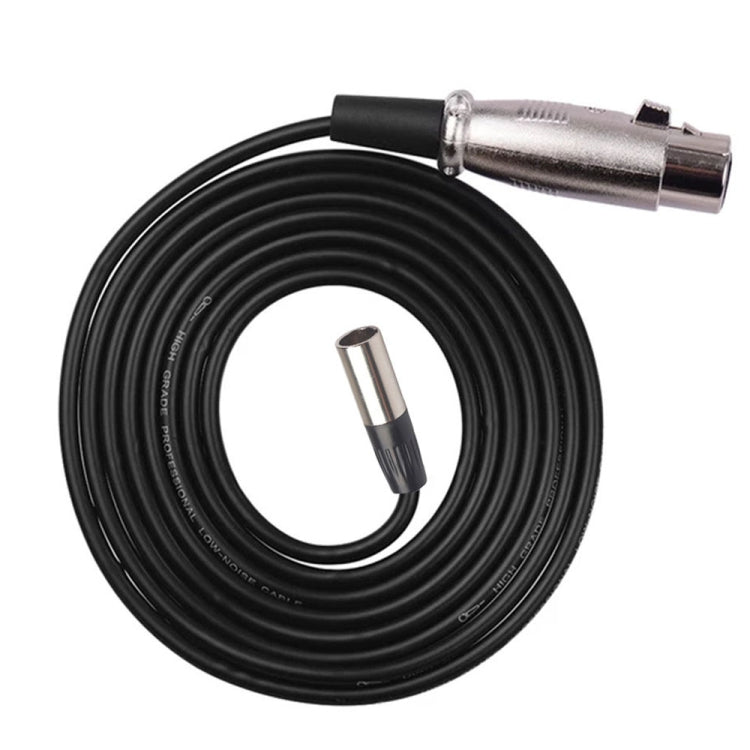 Xlrmini Caron Female To Mini Male Balancing Cable For 48V Sound Card Microphone Audio Cable, Length:3m - free shipping - PMC TechLife - Order now!