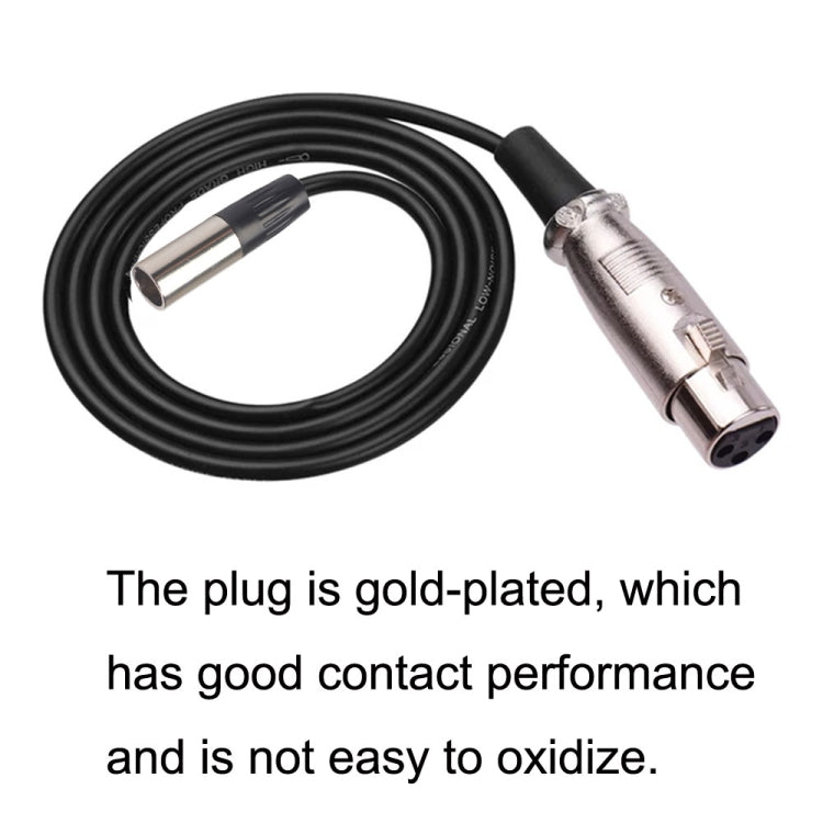 Xlrmini Caron Female To Mini Male Balancing Cable For 48V Sound Card Microphone Audio Cable, Length:3m - free shipping - PMC TechLife - Order now!