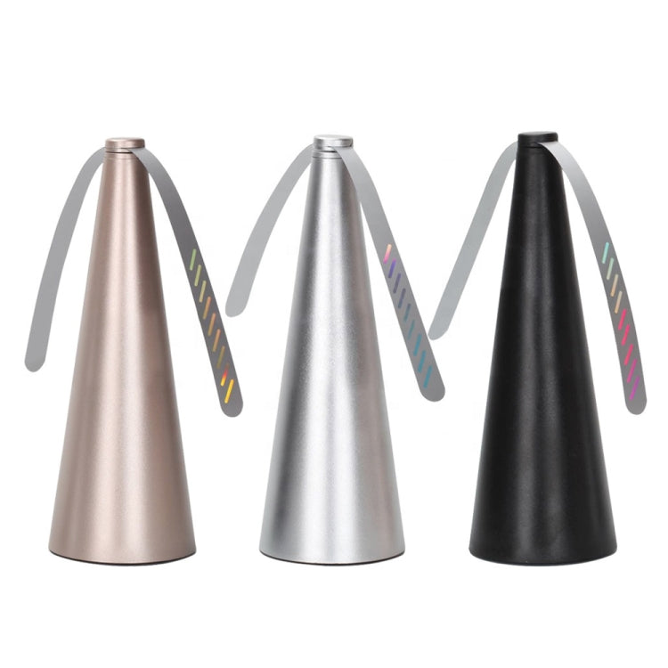 Multifunctional Fan Blade Automatic Fly Catcher Mosquito Repellent Fan, Size: 9x9x25cm (Gold) - Other by PMC TechLife | Online Shopping South Africa | PMC TechLife | Buy Now Pay Later Mobicred