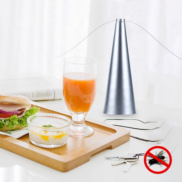 Multifunctional Fan Blade Automatic Fly Catcher Mosquito Repellent Fan, Size: 9x9x25cm(Silver) - Other by PMC TechLife | Online Shopping South Africa | PMC TechLife | Buy Now Pay Later Mobicred