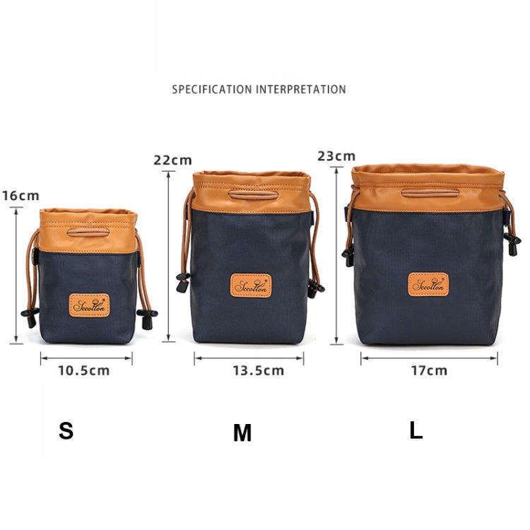 S.C.COTTON Camera Lens Protection Bag Liner Bag Waterproof Camera Storage Bag, Size: S(Black) - Soft Bag by S.C.COTTON | Online Shopping South Africa | PMC TechLife | Buy Now Pay Later Mobicred