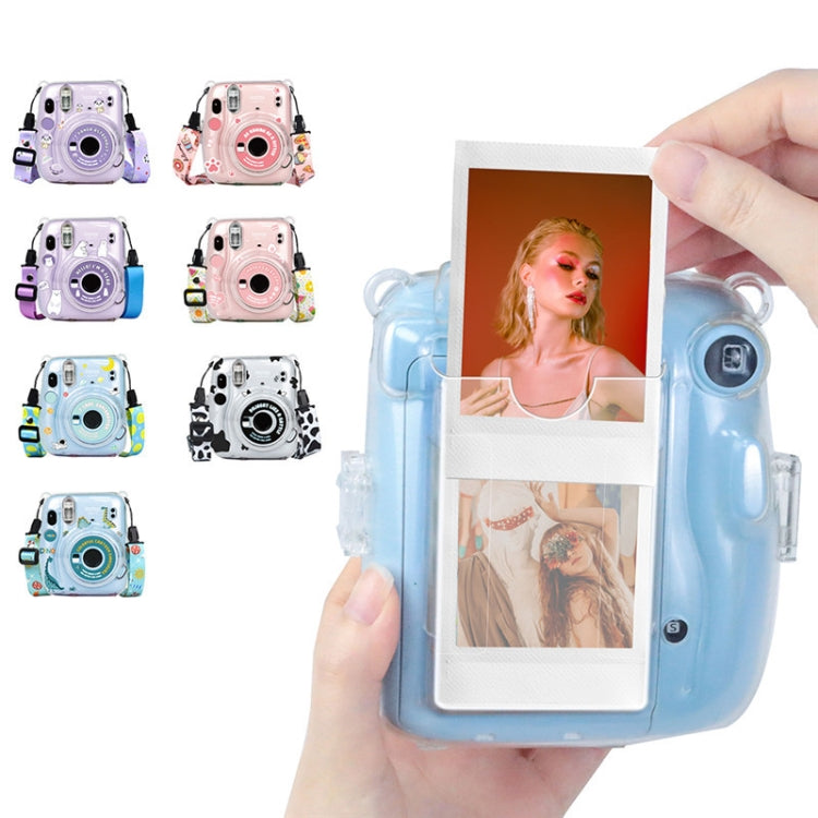 For Fujifilm Instax Mini 11  5sets Storage Case + Shoulder Strap + Sticker 3 In 1 Set(Set 7) - Protective Case by PMC TechLife | Online Shopping South Africa | PMC TechLife | Buy Now Pay Later Mobicred