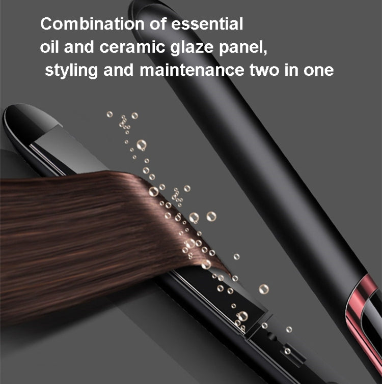 35W 2 In 1 Curling and Straightening Dual-use Electric Splin,Specification: UK Plug(White) - free shipping - PMC TechLife - Order now!
