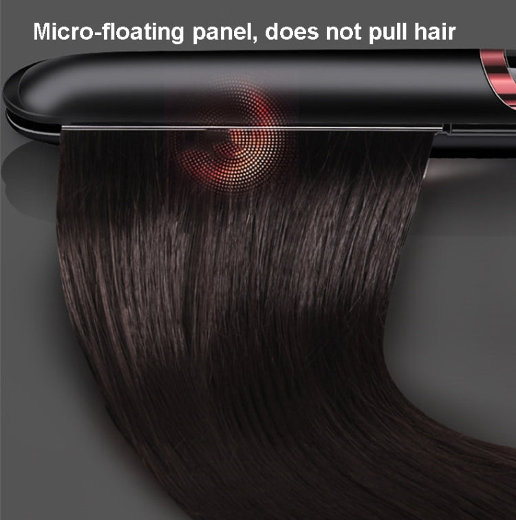 35W 2 In 1 Curling and Straightening Dual-use Electric Splin,Specification: UK Plug(Black) - free shipping - PMC TechLife - Order now!