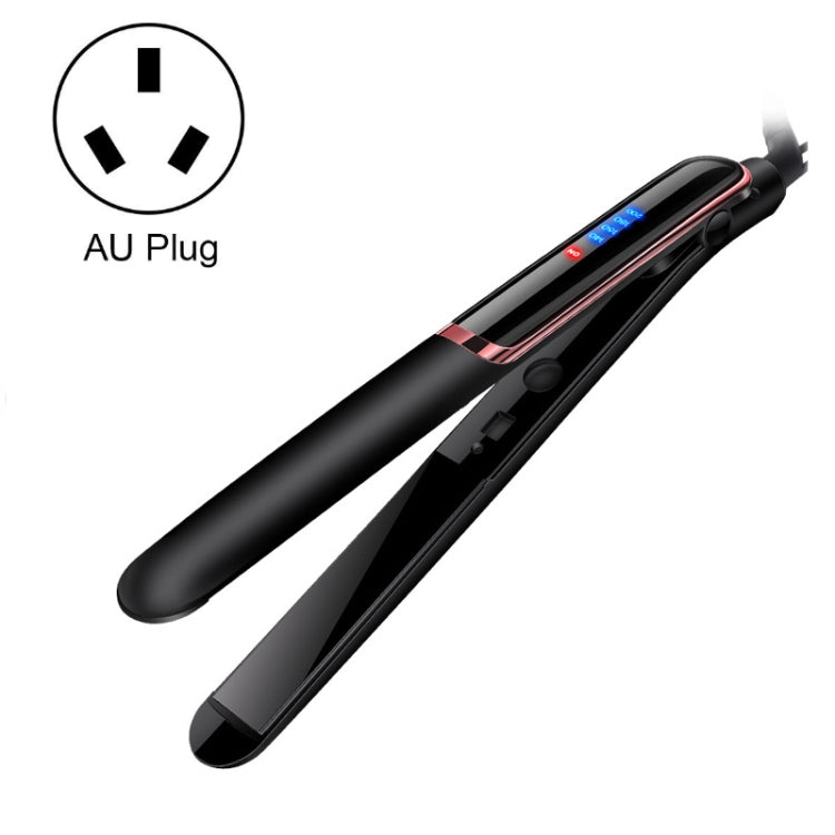 35W 2 In 1 Curling and Straightening Dual-use Electric Splin,Specification: AU Plug(Black) - free shipping - PMC TechLife - Order now!