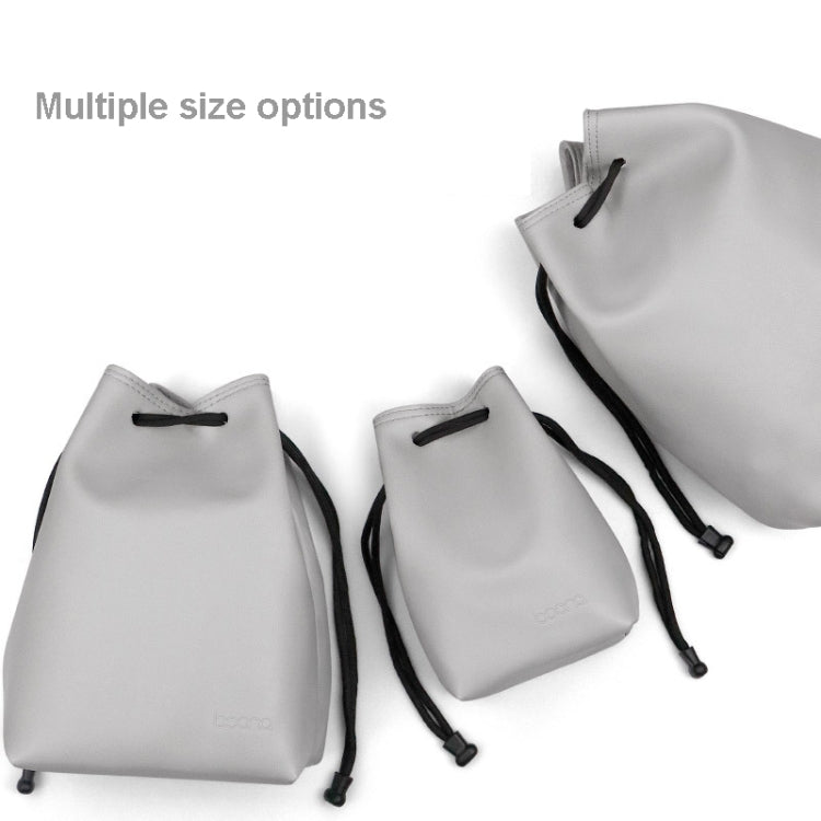 Baona Camera Bag Lens Drawstring Pouch, Size: Large(Gray) - free shipping - PMC TechLife - Order now!